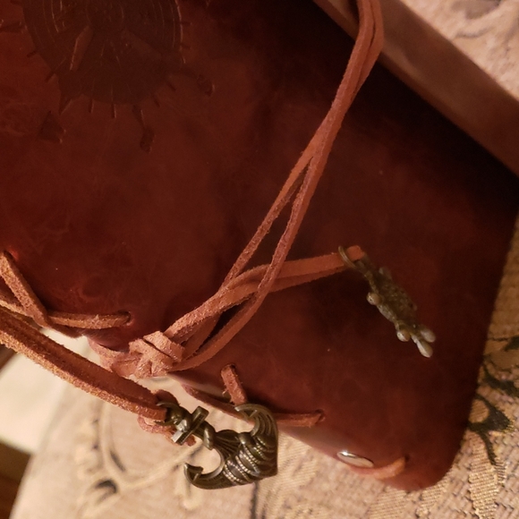 Beautiful Look of Leather Small Journal with Wrap around closure. - Picture 7 of 7